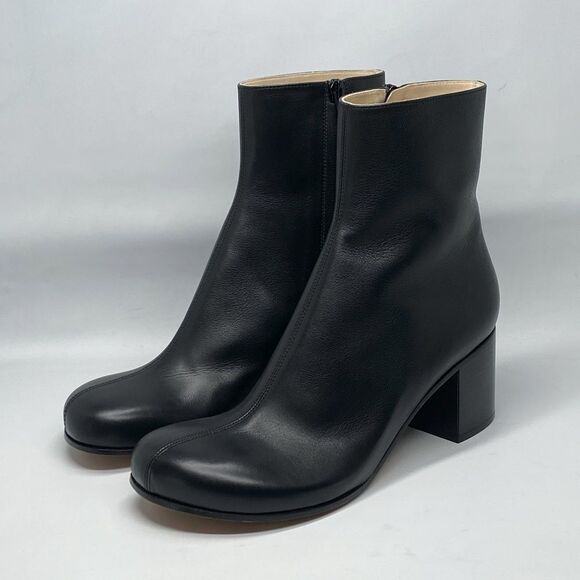 Loewe Terra 60MM Leather Ankle Booties size 39 - Picture 5 of 14